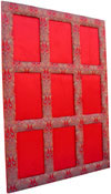 Handmade Family Photos Frame Indian Handicrafts Arts Crafts Gift Souvenirs Red