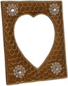 Hand Embroidered Beaded Zari Zardozi Photo Frame Rich Indian Traditional Crafts