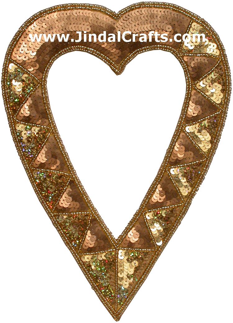 Hand Embroidered Beaded Zari Zardozi Photo Frame Rich Indian Traditional Crafts