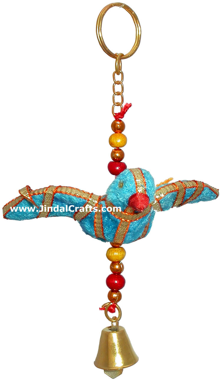 Handmade Traditional Flying Bird Key Chain / Ring India