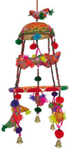 Handmade Traditional Eleven Birds Hanging India Folk
