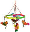 Handmade Traditional Five Birds Ring Hanging Indian Art
