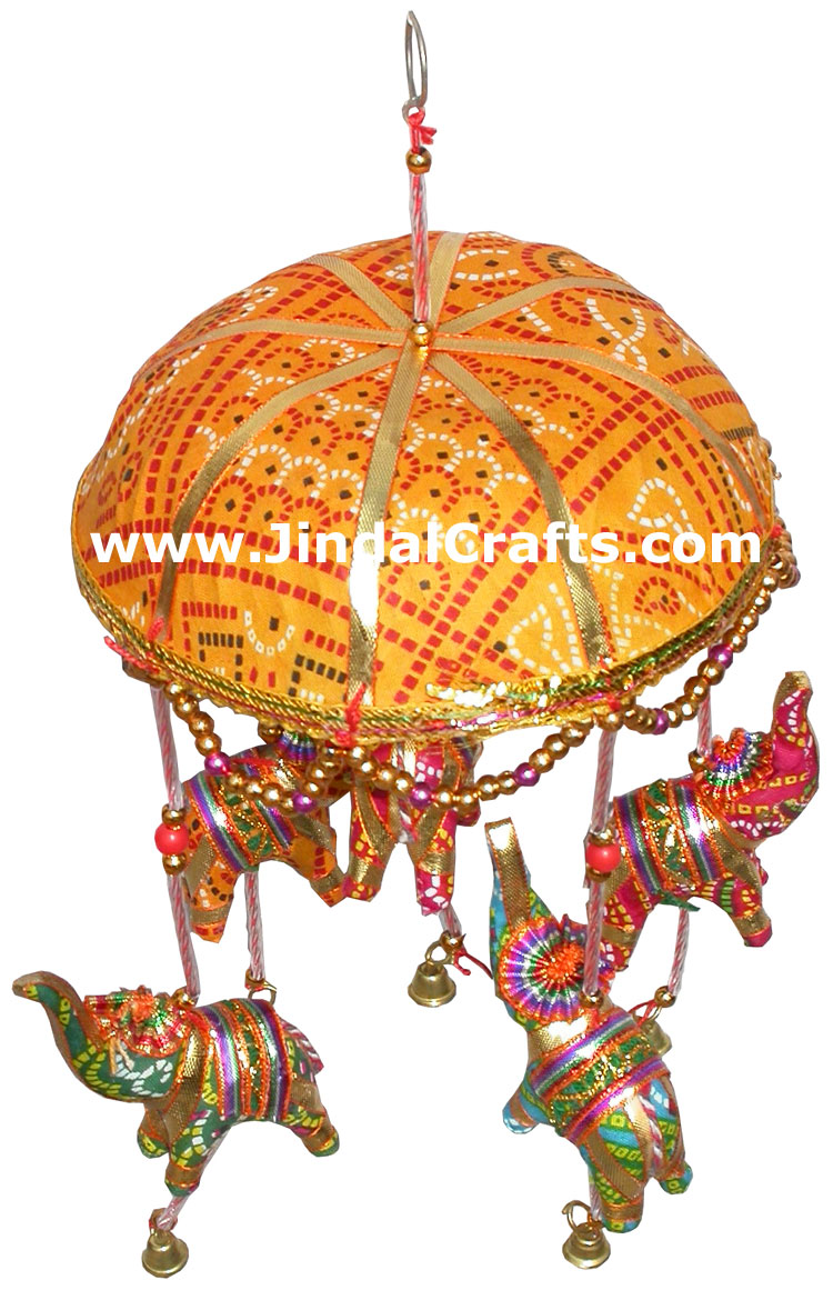 Elephants Hanging Home Decor Troble Handicrafts India