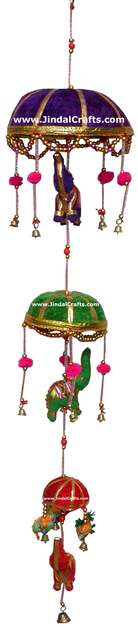 Elephants Hanging Home Decoration India Handicraft Gift