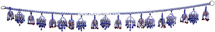 Colourful Handmade Beaded Hanging Toran Home Decor Traditional Handicrafts India