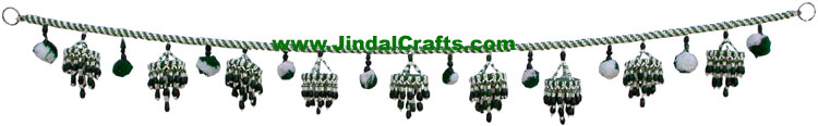 Colourful Handmade Hanging Beaded Toran Home Decor Traditional Handicrafts India