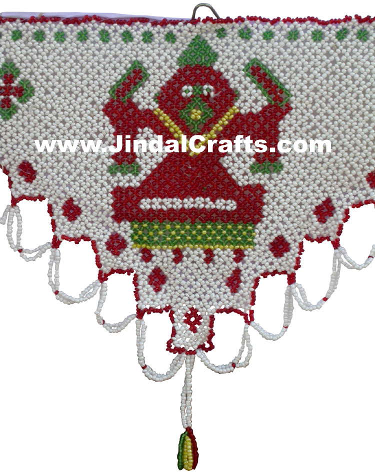 Colourful Handmade Hanging Toran Home Decor Traditional Handicrafts India Ganesh