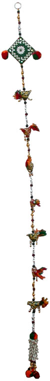Pair of 2 Pieces - Colourful Handmade Door Hanging Home Decor Indian Handicrafts