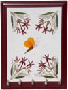Hand Made Dried Flowers Decorative Key Holder India Art