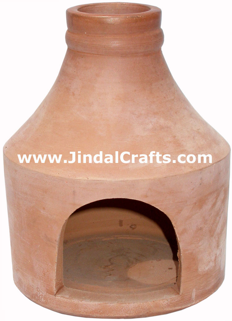 Hand Made Terracotta Oil Lamp Indian Tribal Artifact Handicrafts Crafts Arts