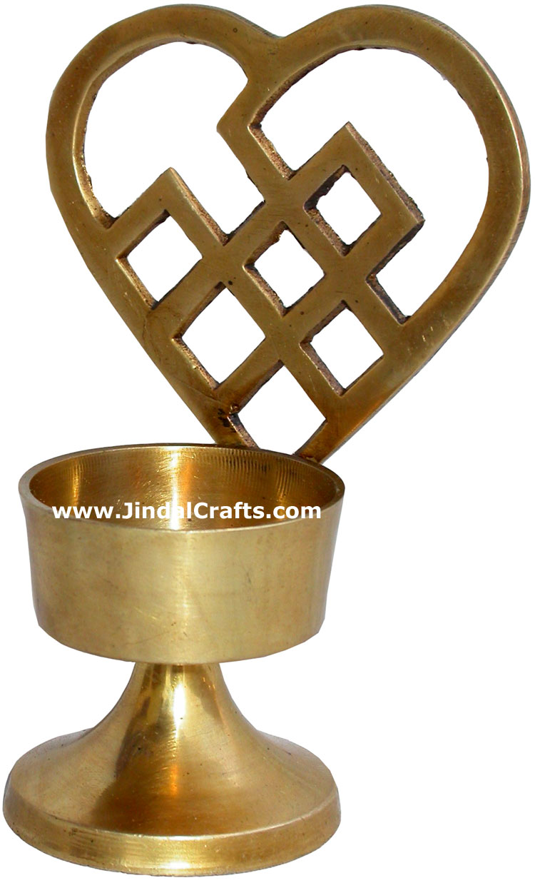 Lamp Diya Brass Made India Religious Decor Handicrafts