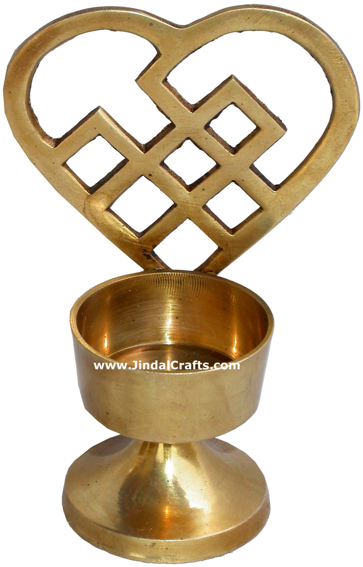 Lamp Diya Brass Made India Religious Decor Handicrafts