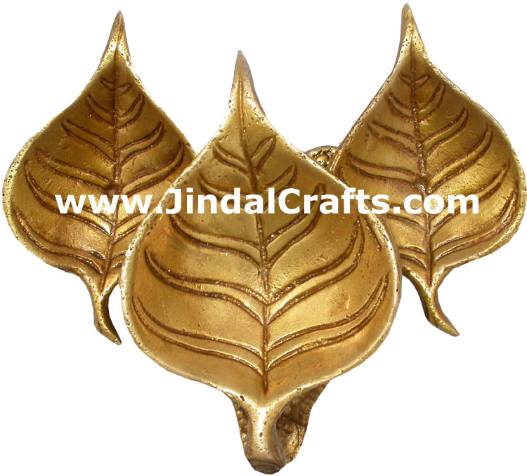 Lamp Diya Brass Made India Religious Decor Handicrafts