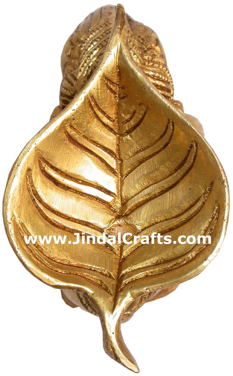Lamp Diya Brass Made India Religious Decor Handicrafts