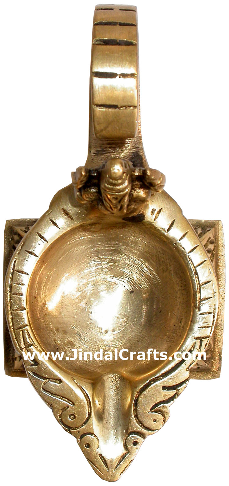 Lamp Diya Brass Made India Religious Decor Handicrafts
