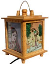 Handmade Real Gemstone Dust Lantern Lampshed India Art