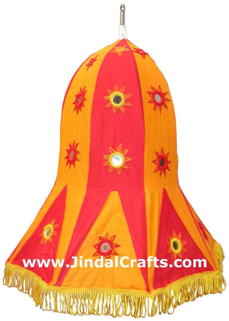 Handmade Bell Lamp Applique Design for Home Decoration
