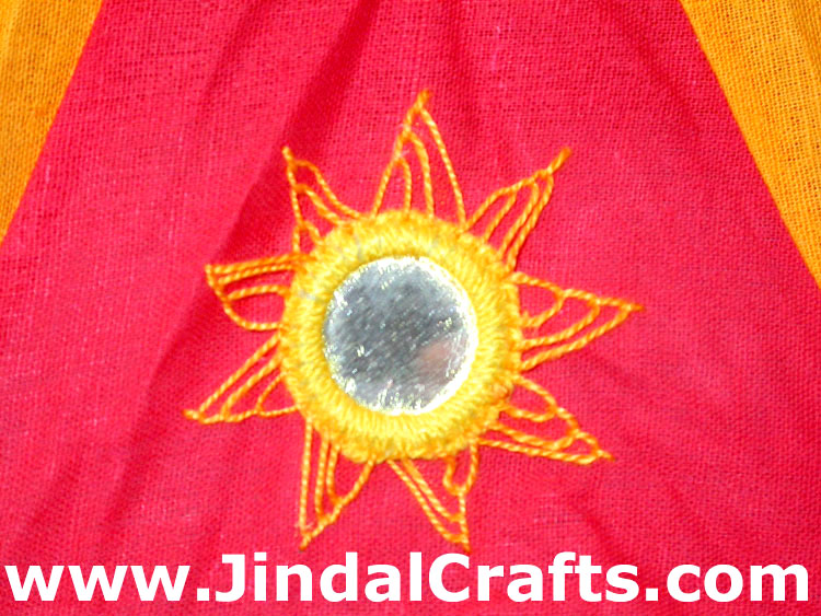 Handmade Bell Lamp Applique Design for Home Decoration