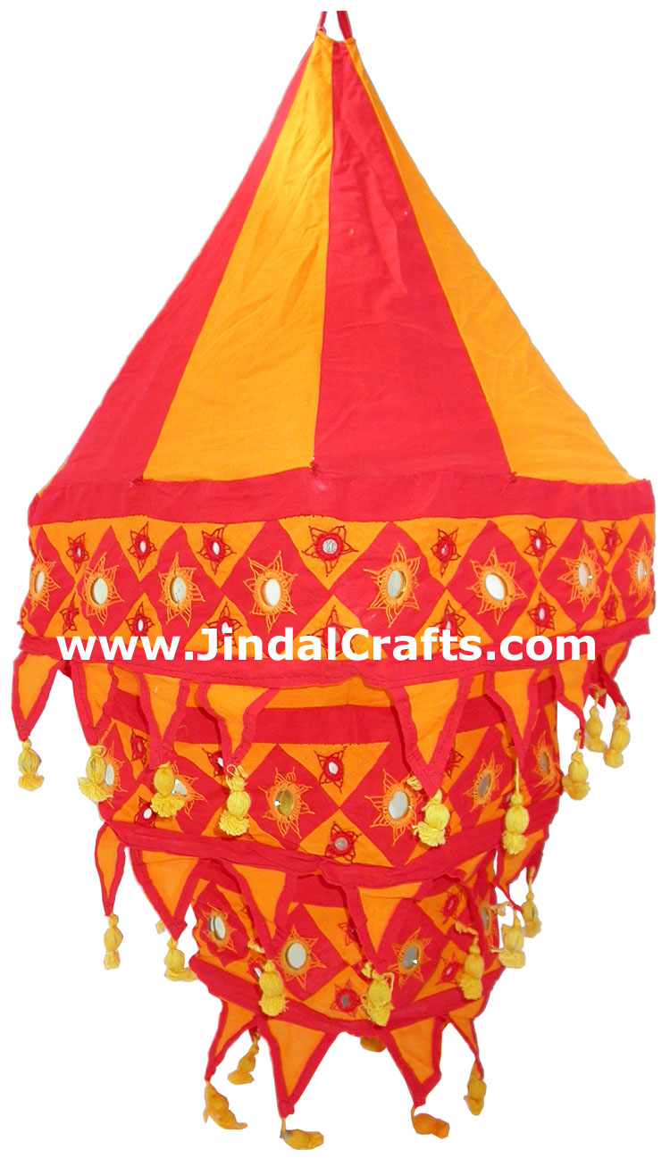 Handmade Lampshade Applique Design for Home Decoration