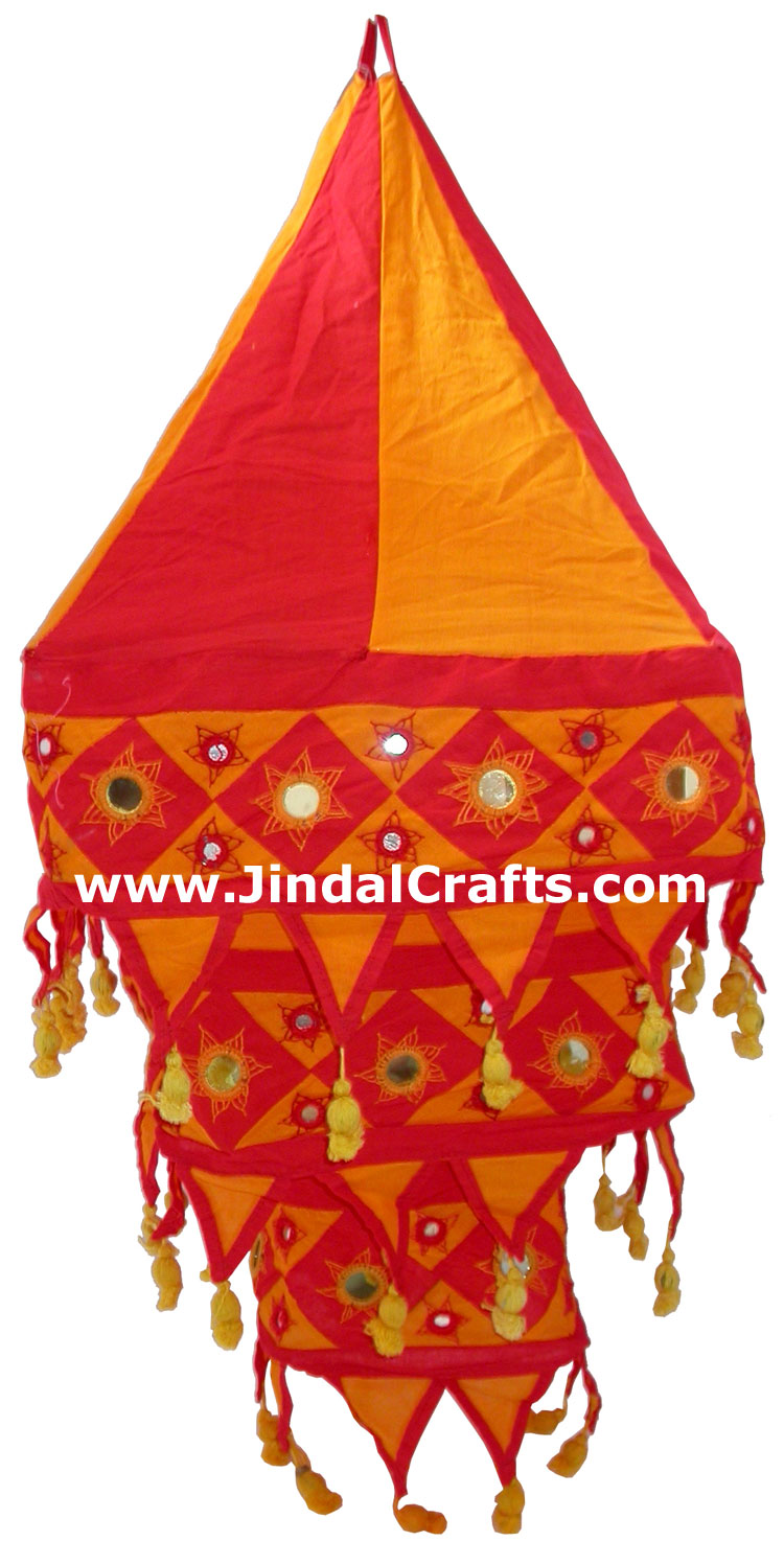 Handmade Lampshade Applique Design for Home Decoration