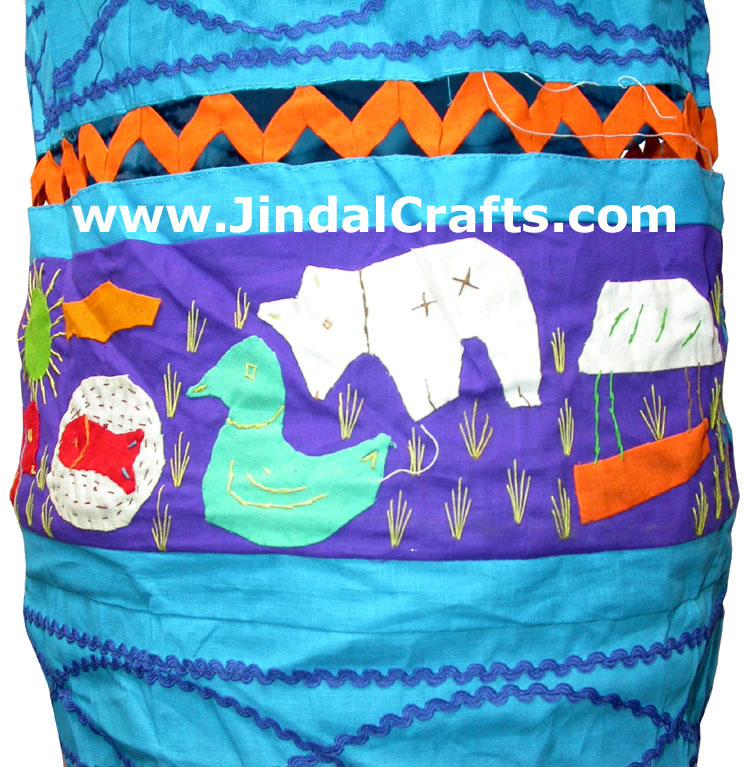 Handmade Lampshade Applique Design for Home Decoration