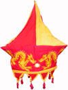 Colourful Fabric Lamp Shade Hand Made Rich Art Craft Handicrafts from India