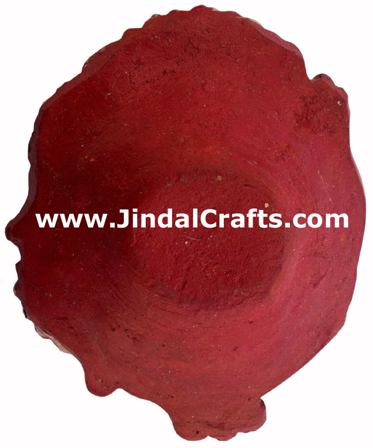 Terracotta Lamp - Handmade Colourful Painted Diwali Deepawali Traditional Lamp