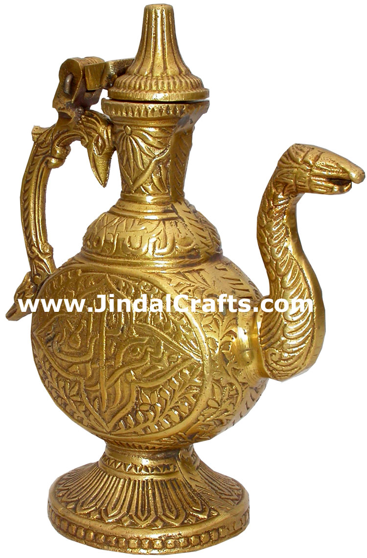 Brass Surahi Home Decoration Unique Metal Crafts India