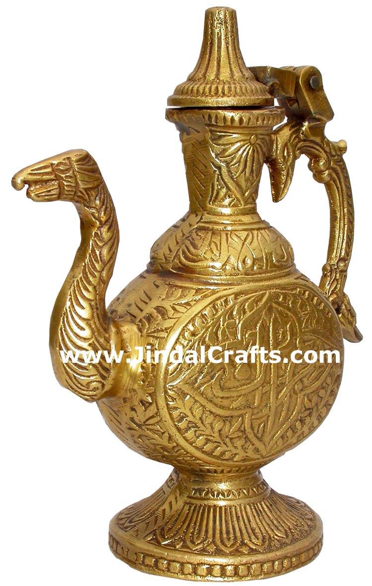 Brass Surahi Home Decoration Unique Metal Crafts India