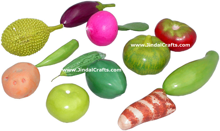 Set of Vegetables Handmade Home Decoration India Crafts