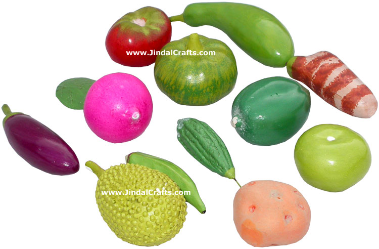 Set of Vegetables Handmade Home Decoration India Crafts