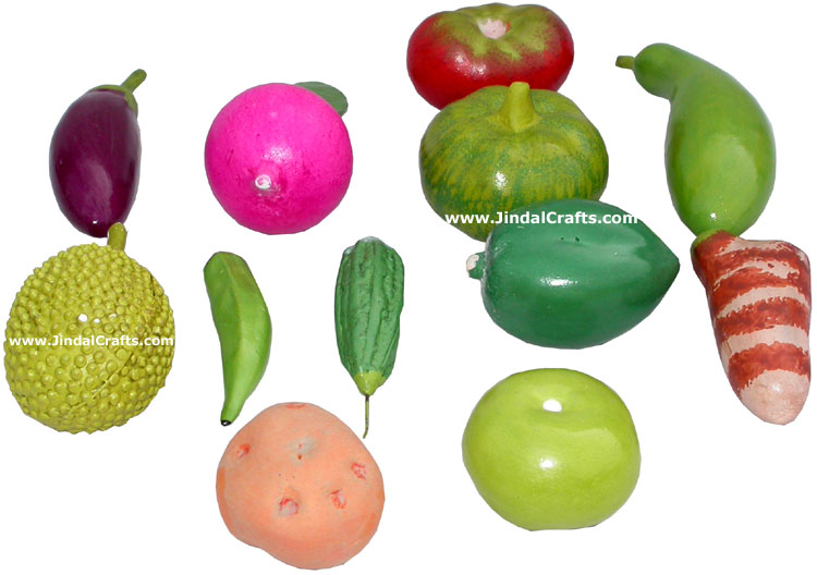 Set of Vegetables Handmade Home Decoration India Crafts