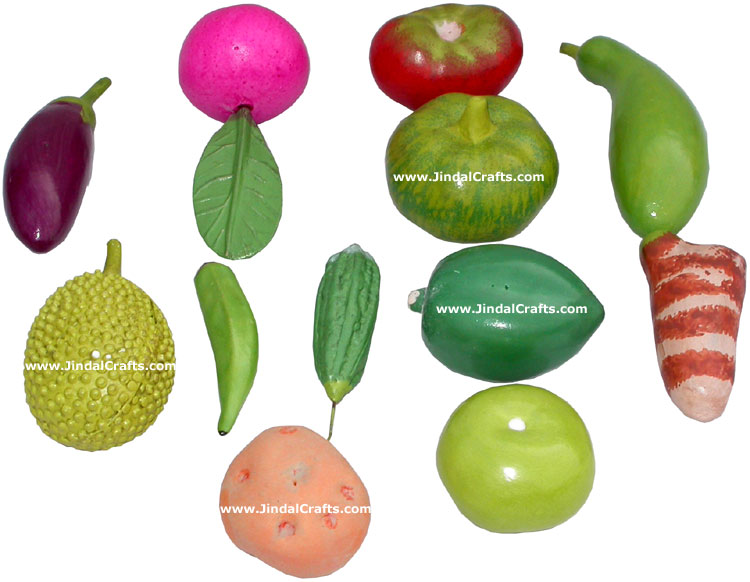 Set of Vegetables Handmade Home Decoration India Crafts