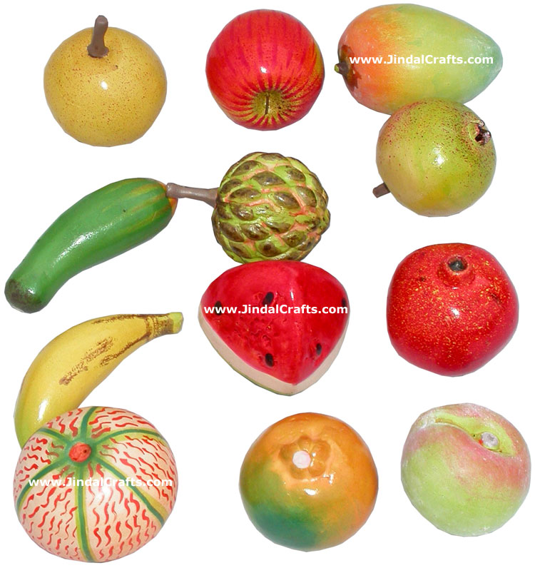Set of Fruits Handmade Home Decoration Indian Crafts