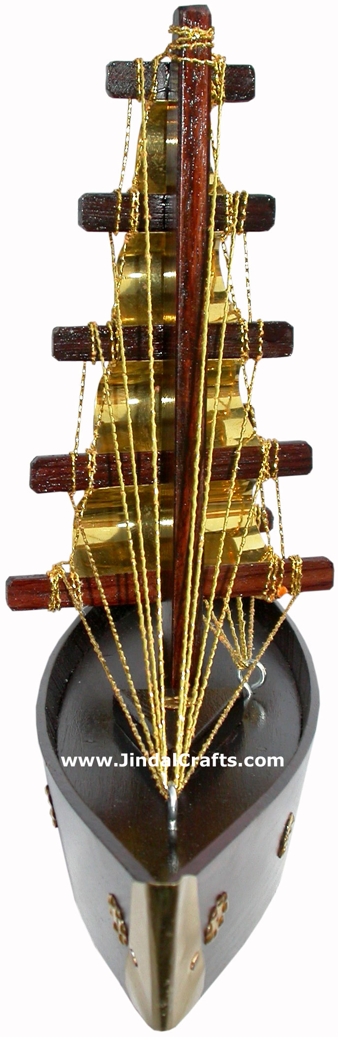 Wooden Ship Model - Hand Made Indian Artifact Handicraft Art Craft