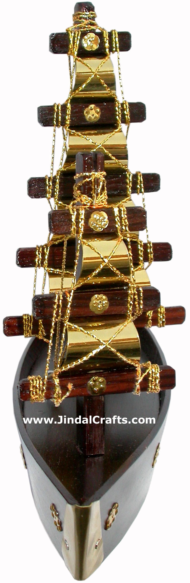 Wooden Ship Model - Hand Made Indian Artifact Handicraft Art Craft