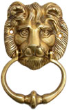 Door knocker Traditional Brass Craft Indian Lion Face Art Handicrafts Home Decor