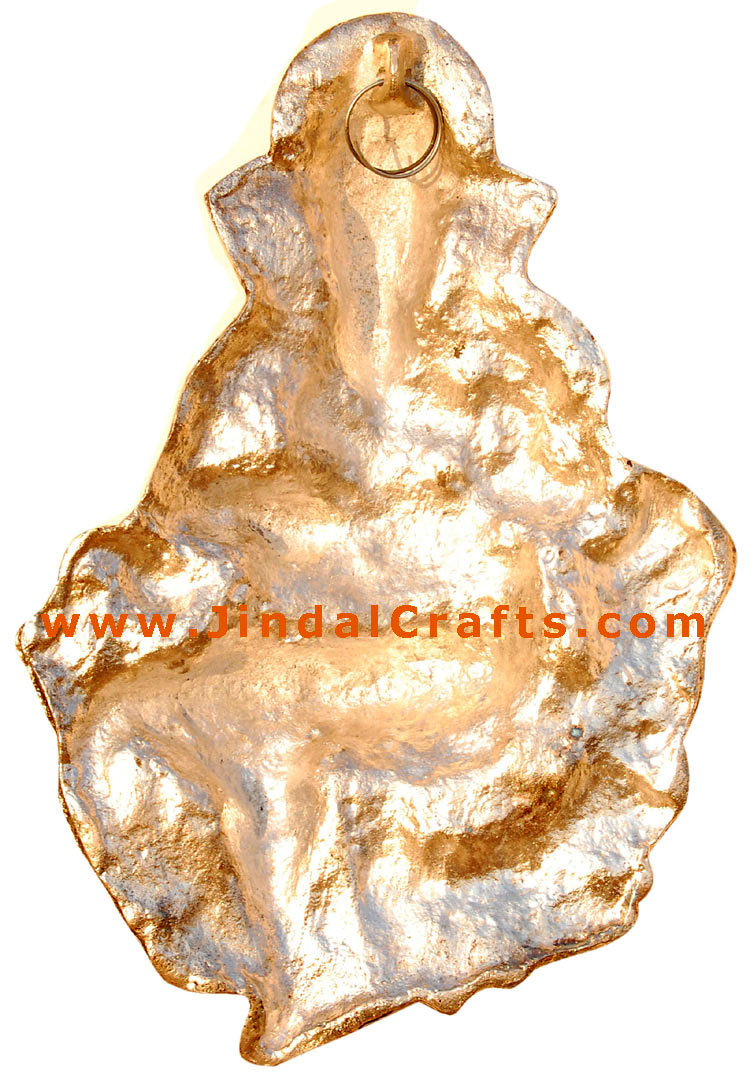 Lord Ganesha Hanging Wall Decor Artifact from India Art