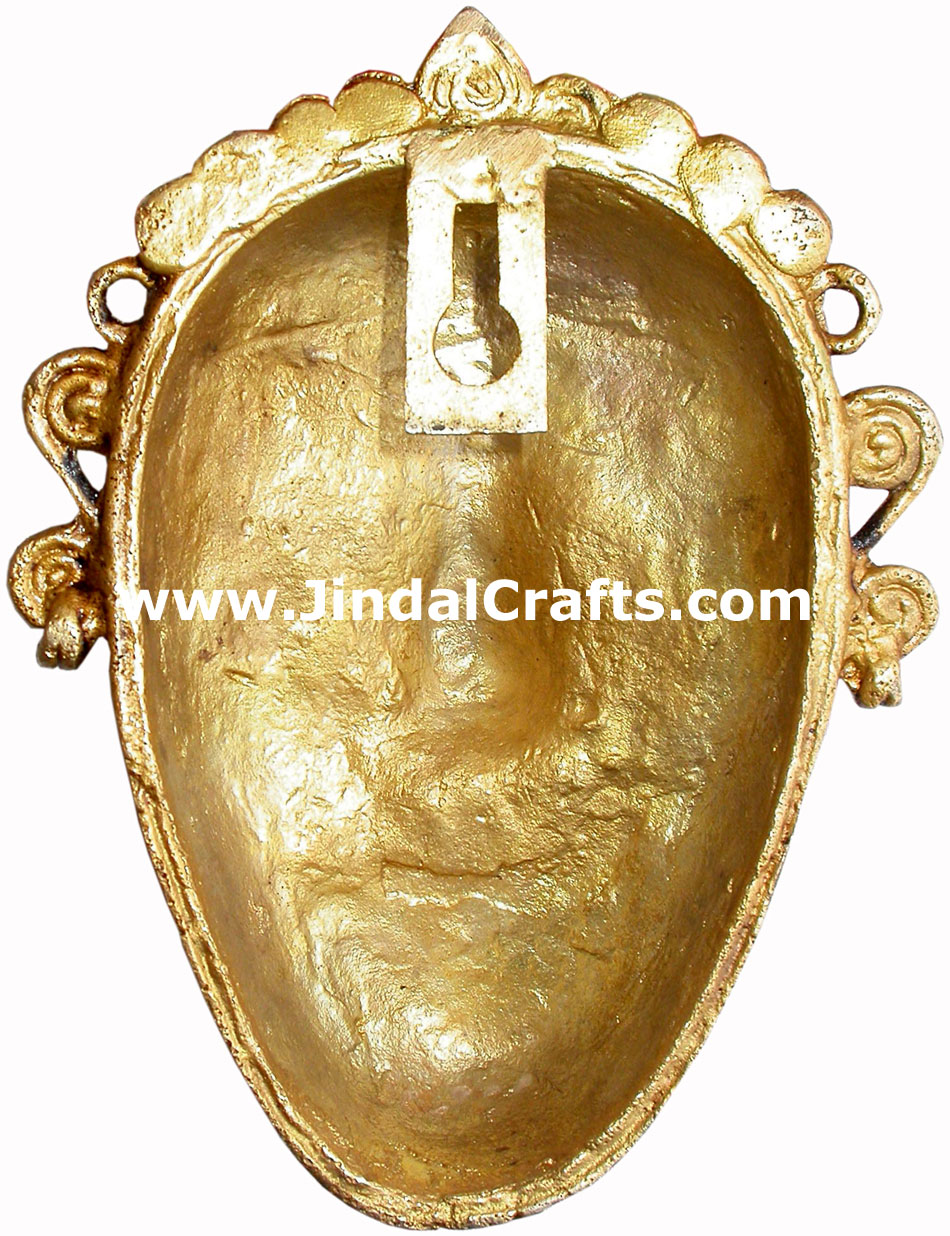Brass Tribal Wall Hanging Home Decor Artifact Handicrafts Art Sculpture Figurine