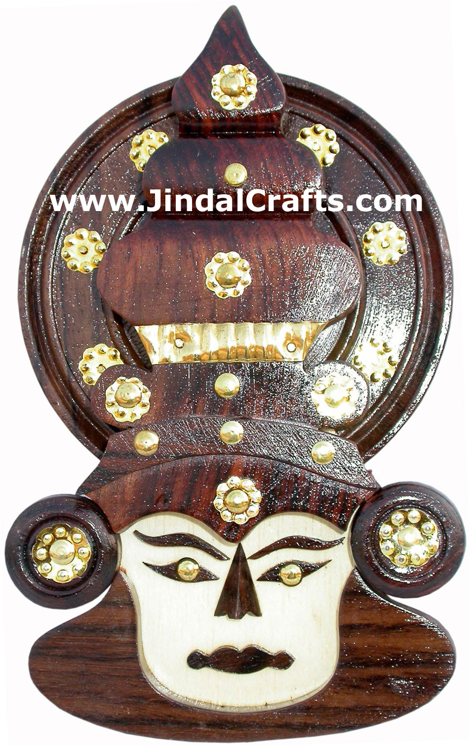 Wall Hanging Dancer Face Mask - Home Decor Tribal Artifact Handicrafts Arts