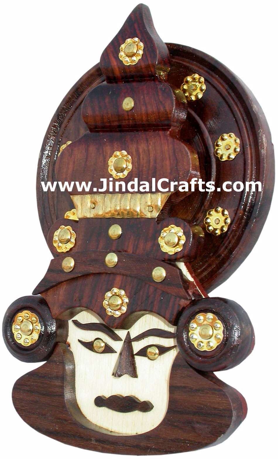 Wall Hanging Dancer Face Mask - Home Decor Tribal Artifact Handicrafts Arts