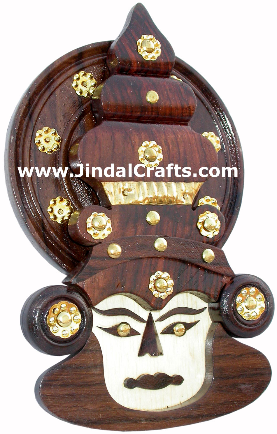 Wall Hanging Dancer Face Mask - Home Decor Tribal Artifact Handicrafts Arts