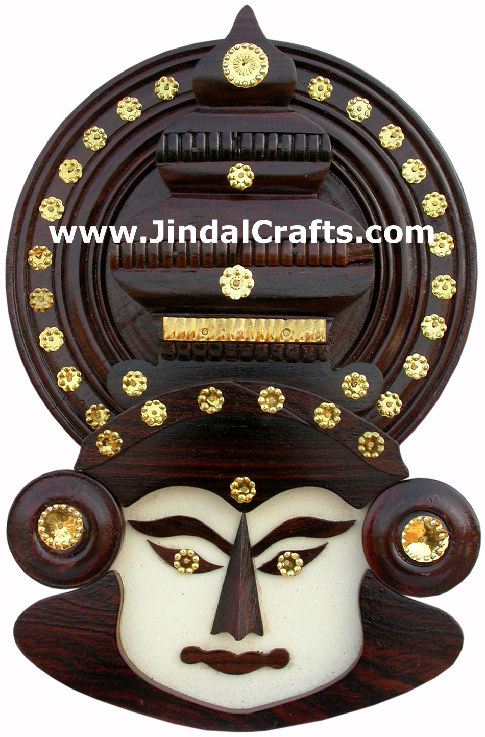 Wall Hanging Dancer Face Mask - Home Decor Tribal Artifact Handicrafts Arts