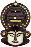 Wall Hanging Dancer Face Mask - Home Decor Tribal Artifact Handicrafts Arts
