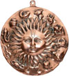 God Sun - Hand Carved Indian Art Craft Handicraft Home Decor Aluminium Figurine