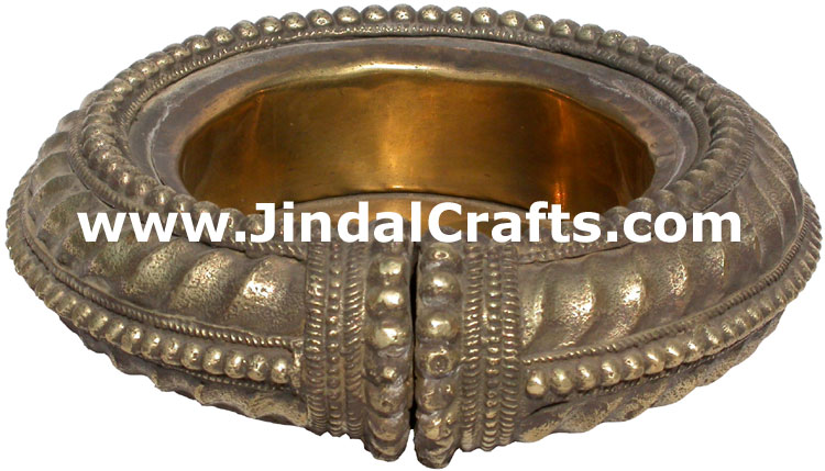 Ash Tray India Traditional Metal Handicrafts Crafts Art