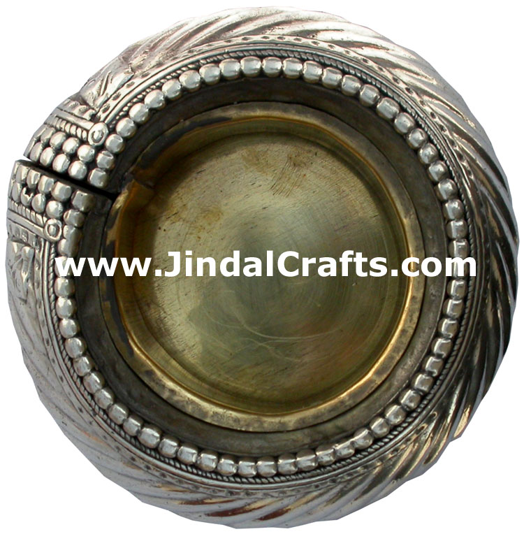 Ash Tray India Traditional Metal Handicrafts Crafts Art