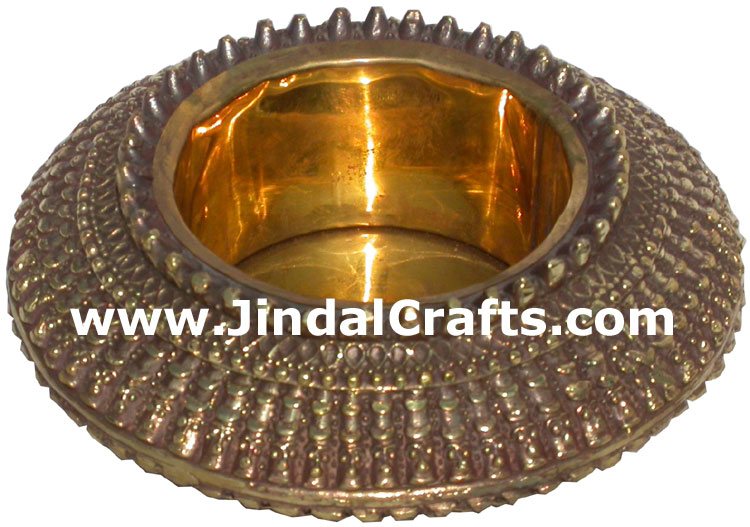 Ash Tray India Traditional Metal Handicrafts Crafts Art