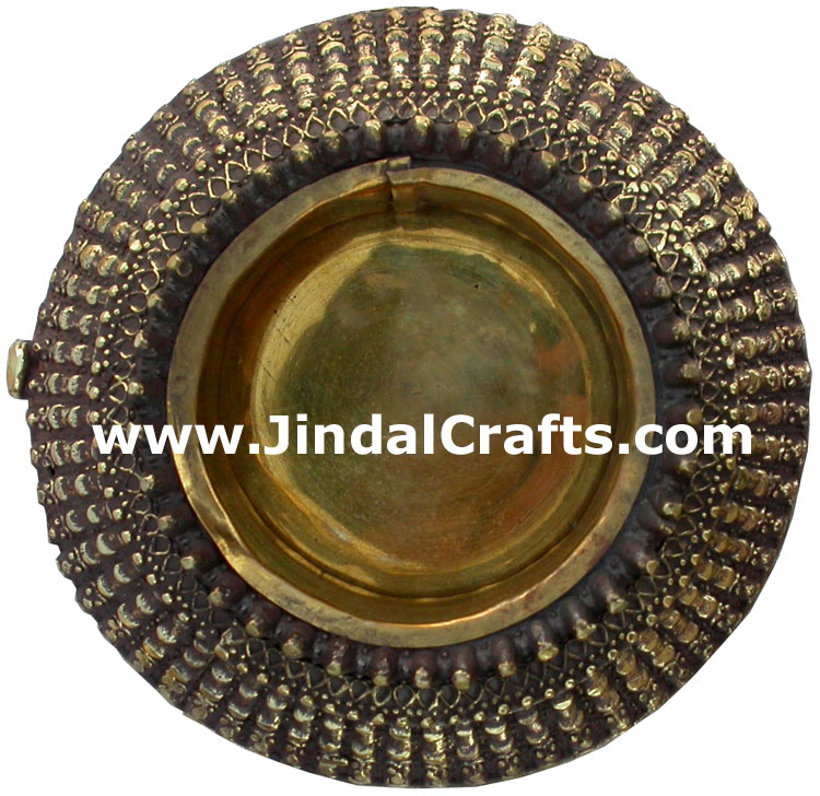Ash Tray India Traditional Metal Handicrafts Crafts Art