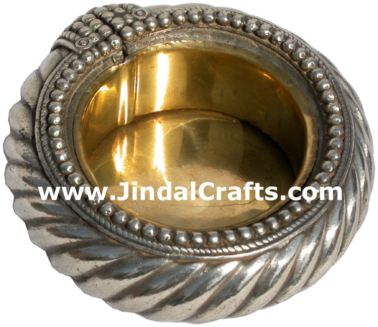 Ash Tray India Traditional Metal Handicrafts Crafts Art